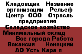 Кладовщик › Название организации ­ Рельеф-Центр, ООО › Отрасль предприятия ­ Складское хозяйство › Минимальный оклад ­ 28 000 - Все города Работа » Вакансии   . Ненецкий АО,Усть-Кара п.